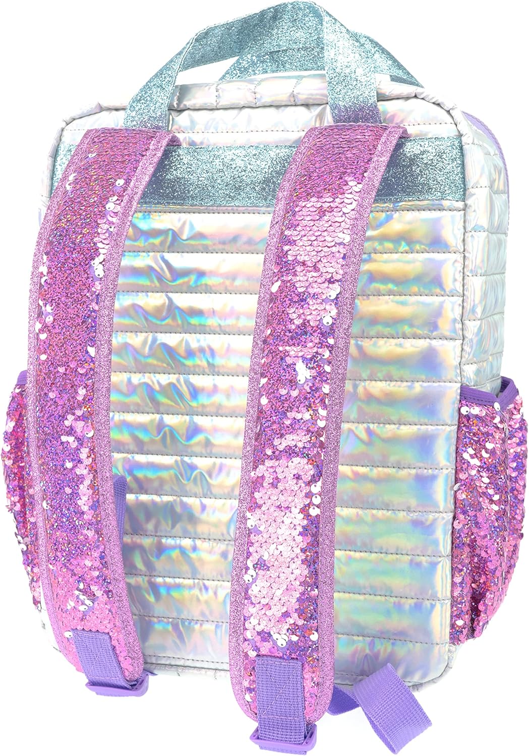 Girabrilla -19002 Schulrucksack für Kinder mit weichem Bezug, weich, schillernd und mit reversiblen