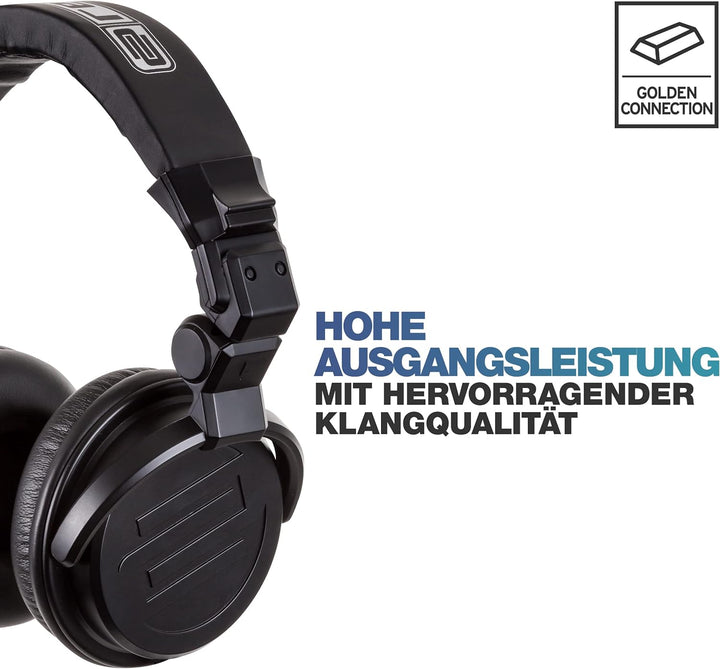 Reloop RH-2500 - Professioneller DJ-Kopfhörer in Dreh- und Klappbauweise, hervorragende Klangqualitä