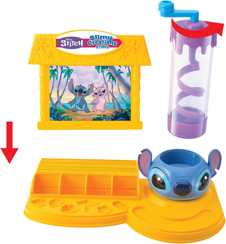 Lexibook, Disney Stitch, Slime Studio Kreation, Weiss Rosa Blau Gelb, CRSLIM51D