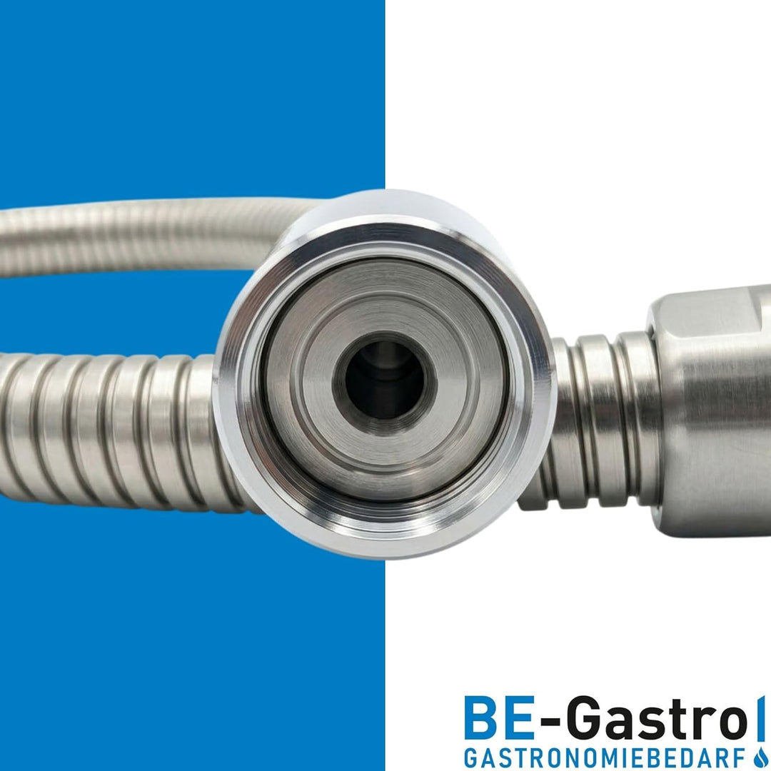 BE-GASTRO® I Profi Gastroschlauch 100cm – Ersatzschlauch für Gastronomie Küchenarmatur &amp; Pendelbraus