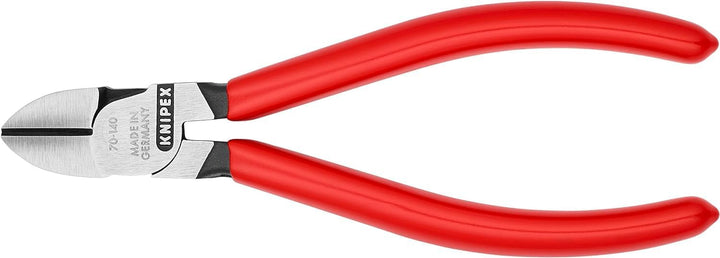 KNIPEX Seitenschneider schwarz atramentiert, mit Kunststoff überzogen 140 mm (SB-Karte/Blister) 70 0