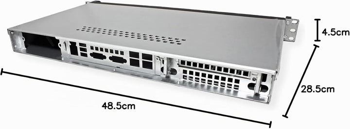 VALUE 19" Servergehäuse, 1HE, schwarz
