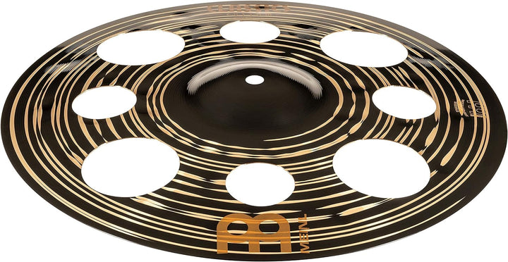 Meinl Cymbals Classics Custom Dark Trash Crash 14 Zoll (Video) Schlagzeug Becken (35,56cm) B12 Bronz