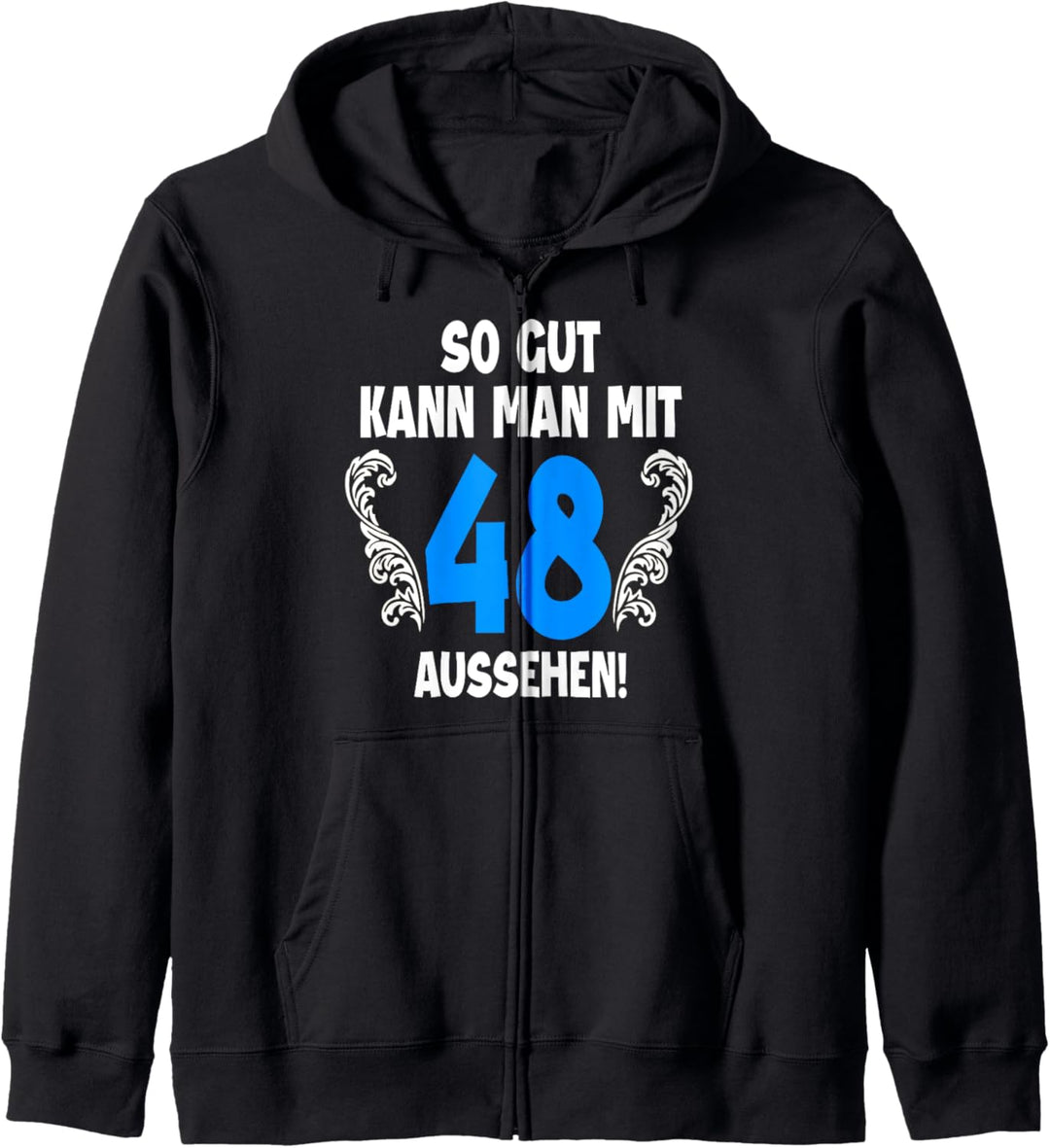 48 Jahre Tshirt Männer Jahrgang 1974 Geboren 48. Geburtstag Kapuzenjacke