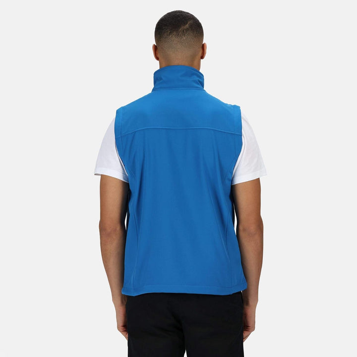 Regatta Flux Softshell-Weste für Herren (1 Stück) XL Schwarz (Schwarz/Schwarz), XL Schwarz (Schwarz/