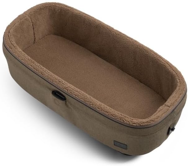 Tavo Maeve Medium Rigid‑Griff Haustier‑Autositz mit ISOFIX‑Bodenplatte, 2 Matratzenauflagen, Geeigne