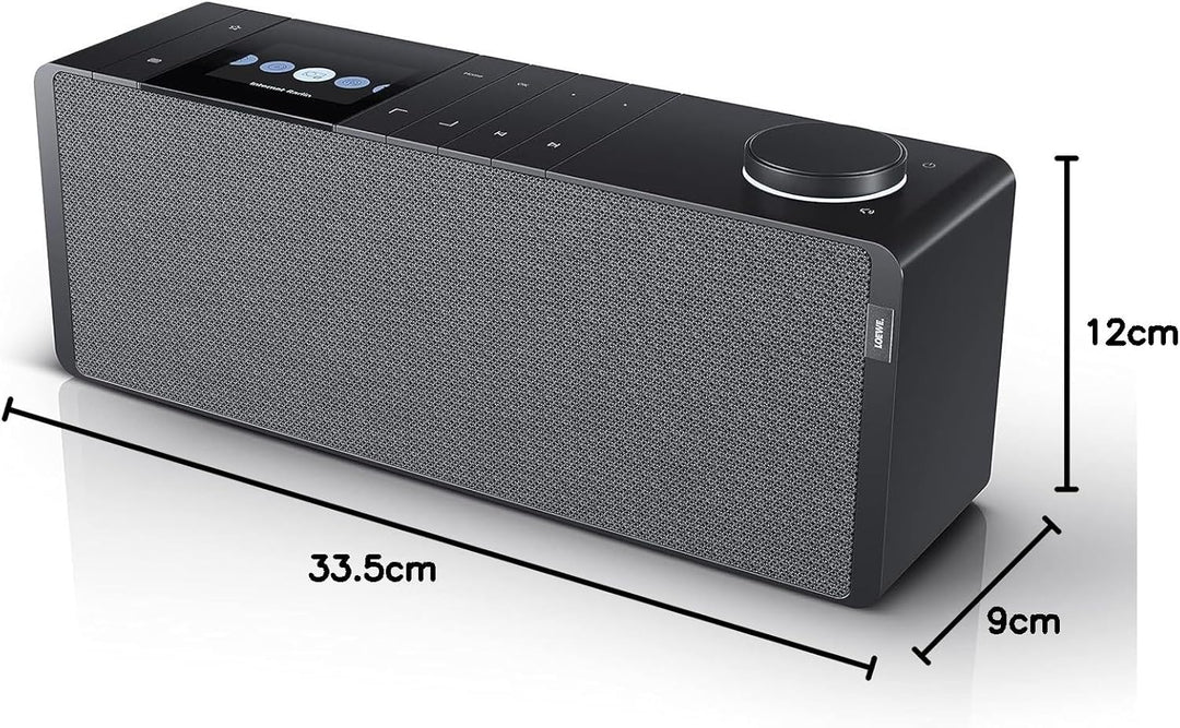 Loewe klang s1 basaltgrau, Stereo Smartradio, 80 Watt, DAB, DAB+, UKW, Audio Streaming, Bluetooth, U