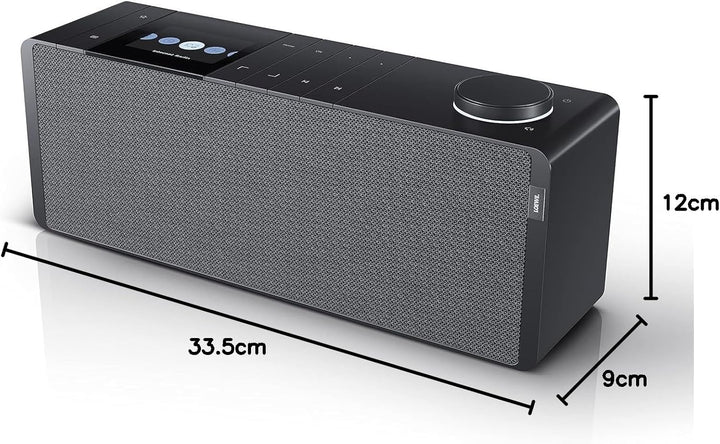 Loewe klang s1 basaltgrau, Stereo Smartradio, 80 Watt, DAB, DAB+, UKW, Audio Streaming, Bluetooth, U
