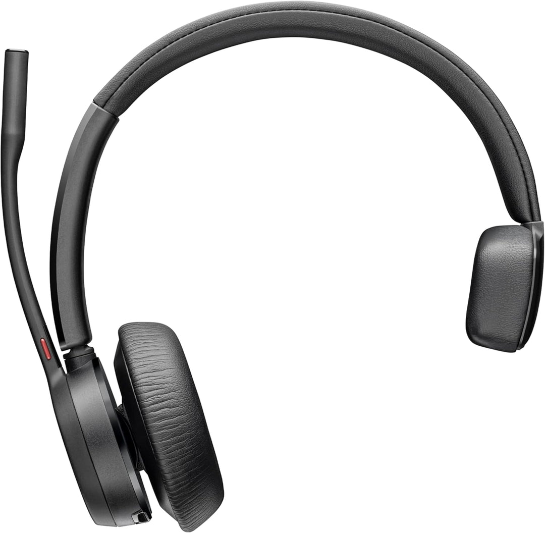 Poly Voyager 4310, schnurloses UC-Headset und Ladestation – Ein-Ohr-Bluetooth-Headset mit Noise Canc