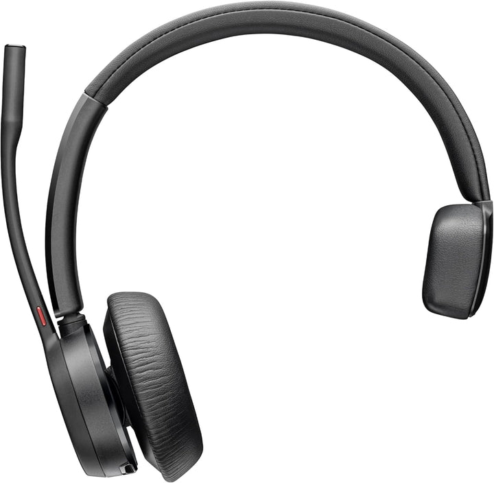 Poly Voyager 4310, schnurloses UC-Headset und Ladestation – Ein-Ohr-Bluetooth-Headset mit Noise Canc