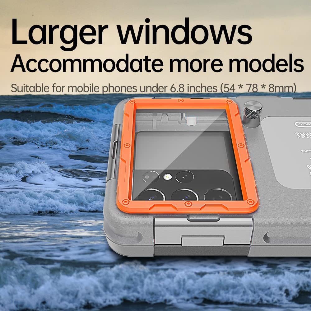 Universal Smartphone Tauchen Abdeckung IPX8 Wasserdichte Handyhülle zum Schwimmen Unter Wasser Hülle
