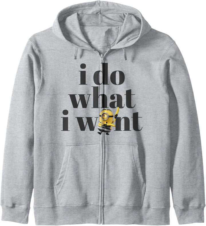 Despicable Me Minions Stuart Do What I Want Kapuzenjacke