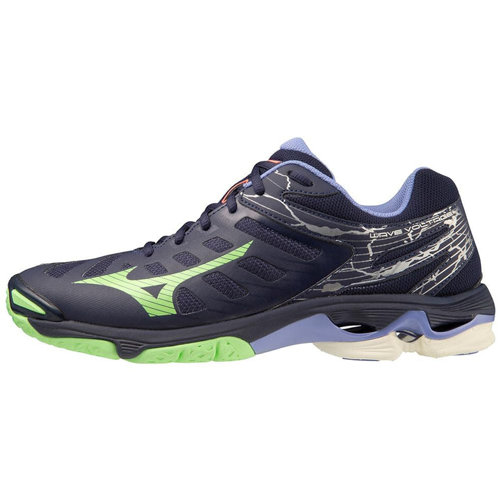 Mizuno Unisex WellenspannungVolleyball 39 EU Eveblue Techgreen Iolite, 39 EU Eveblue Techgreen Iolit