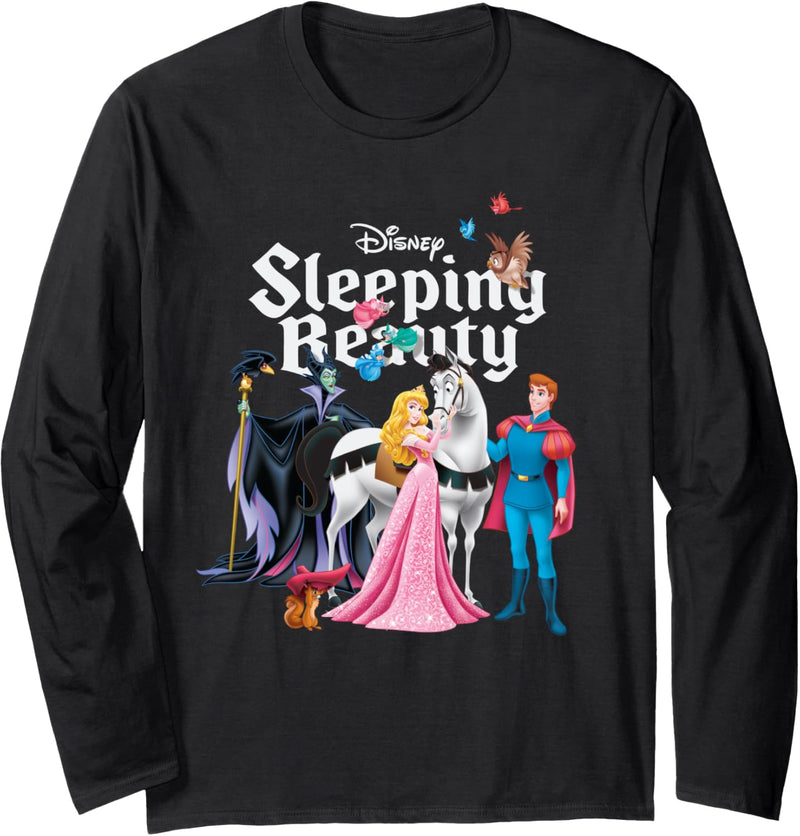 Disney Sleeping Beauty Characters Langarmshirt