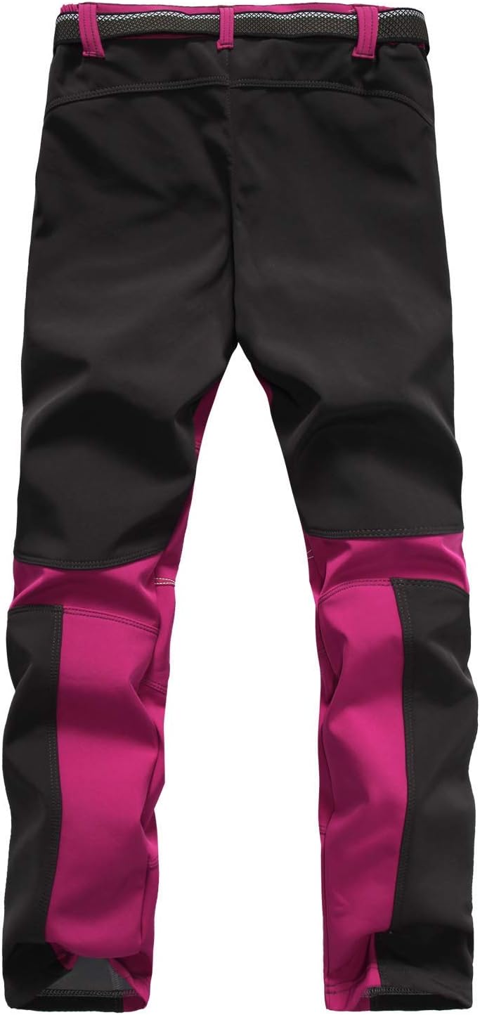 Damen Outdoorhose Softshellhose Wanderhose Gefüttert Fleece Warm Wasserdicht Winddicht Softshell Win