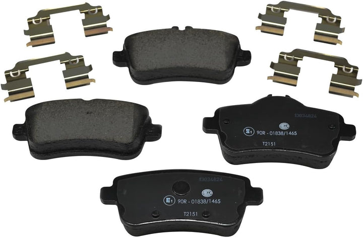 HELLA PAGID 8DB 355 019-741 Bremsbelagsatz - T2151 - Dicke/Stärke: 18.7mm - Bremssystem: TRW - für V