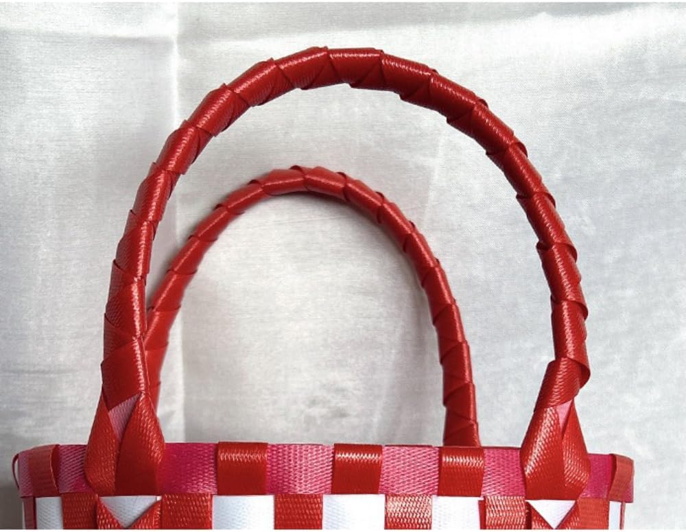 Einkaufstasche Shopper Geflochten Strandkorb Vielseitiger Aufbewahrungskorb | Einkaufskorb aus Kunst
