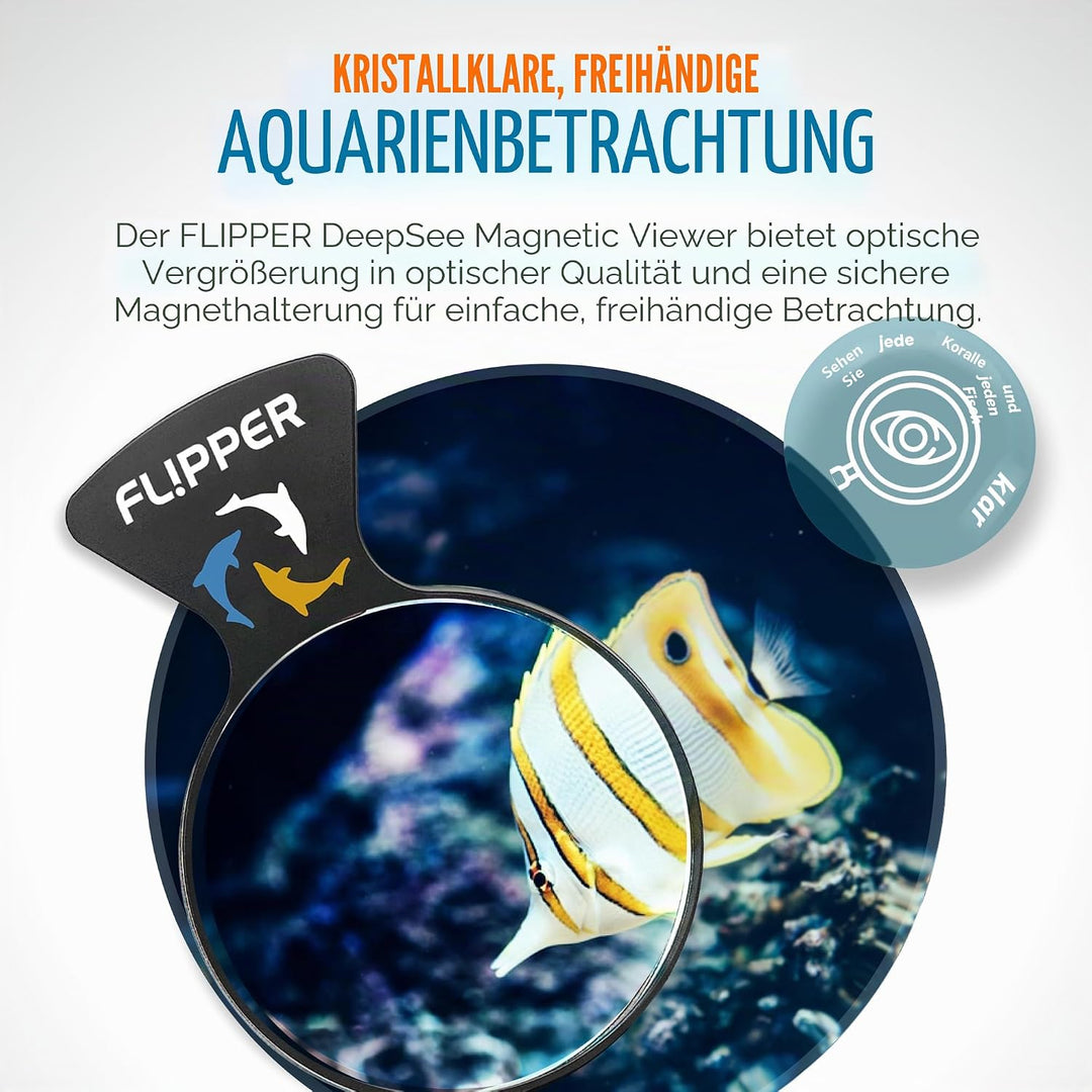 Flipper DeepSee Magnetischer Betrachter für Aquarien, 12,7 cm MAX 5", MAX 5"