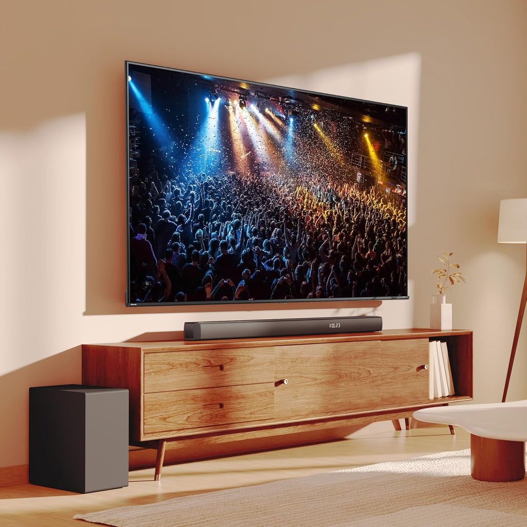 Hisense HS3100 3.1 Kanal Soundbar mit kabellosem Subwoofer, 480W, Dolby Audio, Bluetooth, HDMI ARC/O
