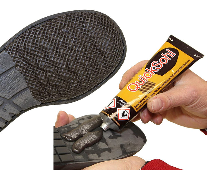 Renia Quicksohl Schuhreparaturpaste schwarz - DAS ORIGINAL - Spar-Set- 2 x 90g Tube, 180g