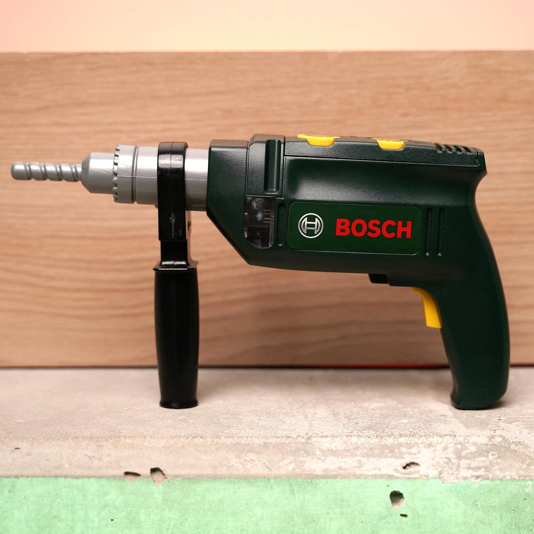 Theo Klein 8410 Bosch Bohrmaschine I Rotierender Bohrer I Coole Licht- und Soundeffekte I Spielzeug