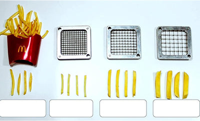 LENJKYYO Pommes Frites Schneider, Vertikalen Schneidemaschine, Pommesschneider Gemüse Obstschneider,