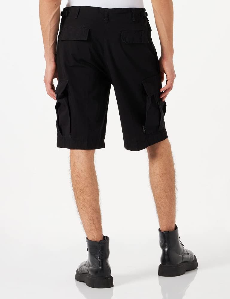 Mil-Tec Herren Ripstop Hemd S Schwarz, S Schwarz
