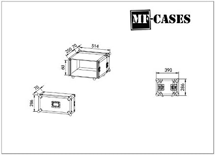 MF-Cases Case Effektrack 6HE 25cm - MFC-10015