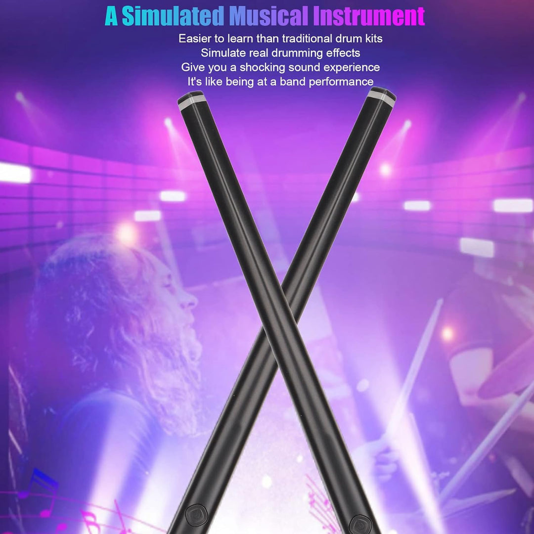 Air E-Drum-Set, Tragbares E-Drum-Set, Unterstützt MIDI, Tragbares Übungsspielzeug, Virtueller Drumst