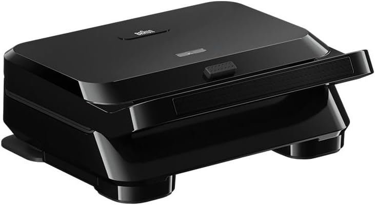 Braun SnackMaker 5 SM5000 Sandwichmaker mit abnehmbaren Sandwichplatten, Aluminiumguss, spülmaschine