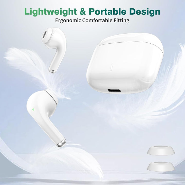 Kopfhörer Kabellos für iPhone 17 16 Pro Max 14 13 12 11,In Ear Kopfhörer Bluetooth mit Mikrofon Wire