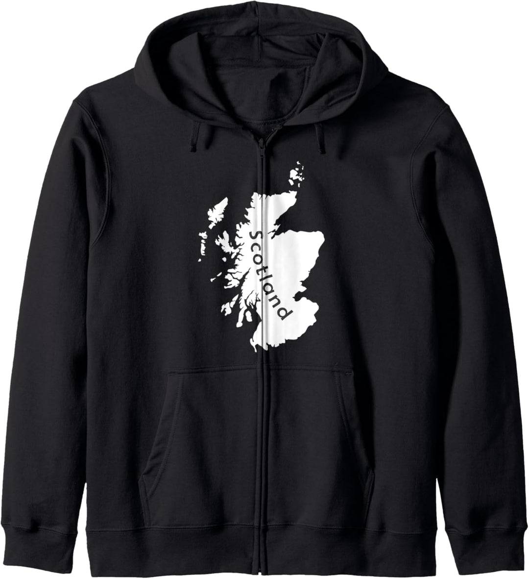Karte von Schottland Kapuzenjacke