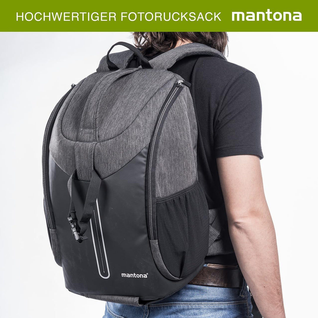 Mantona Fotorucksack Tallinn anthrazit, Rucksack