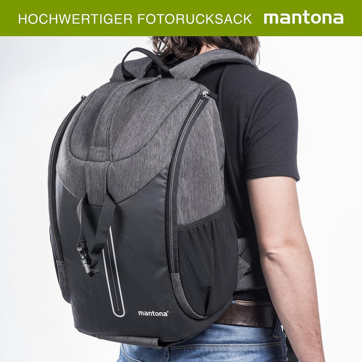 Mantona Fotorucksack Tallinn anthrazit, Rucksack