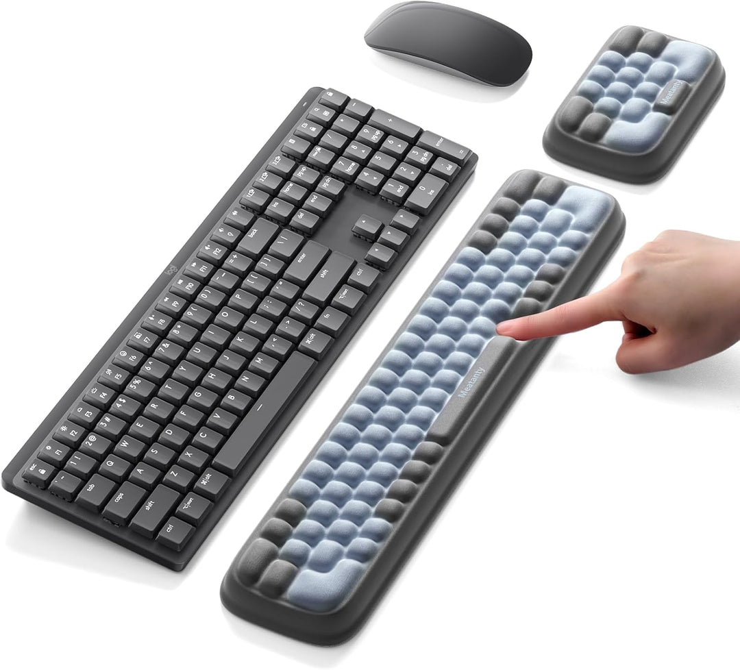 MEATANTY Hautfreundliche Handgelenkauflage Tastatur Handballenauflage [Memory-Schaum] [Atmungsaktiv]