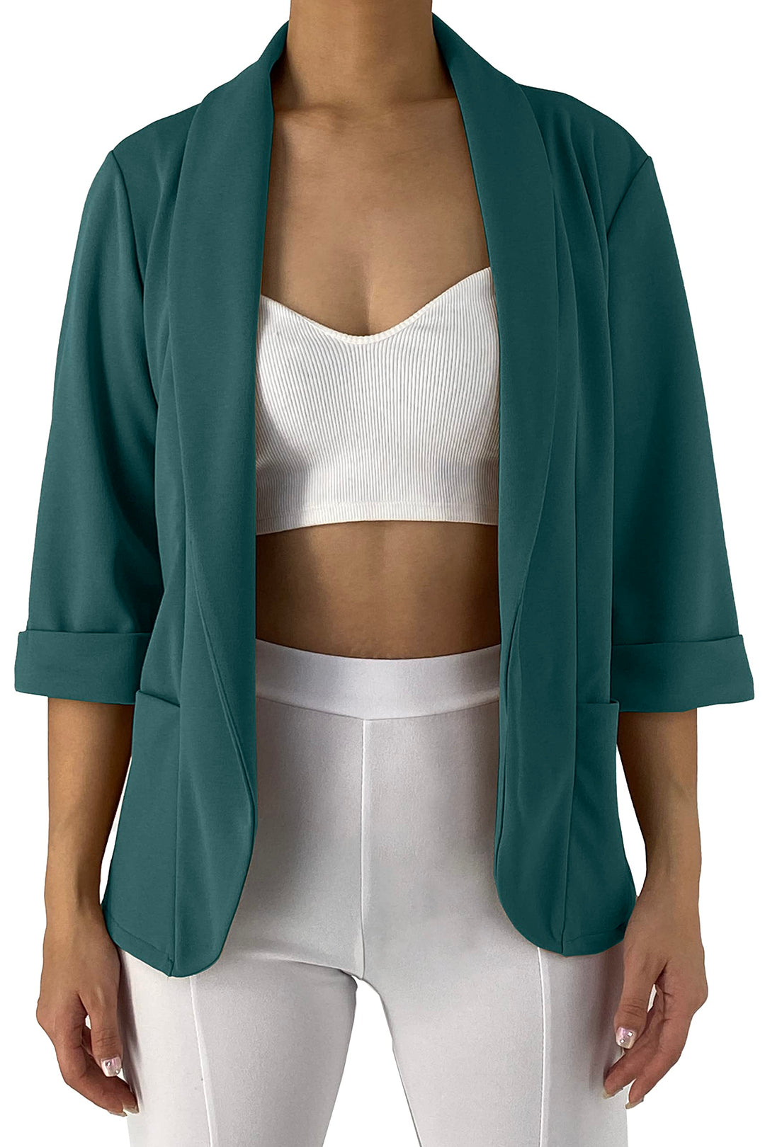 JOPHY & CO. Blazer Damenjacke mit Taschen (Code 5572) XL Verdone, XL Verdone