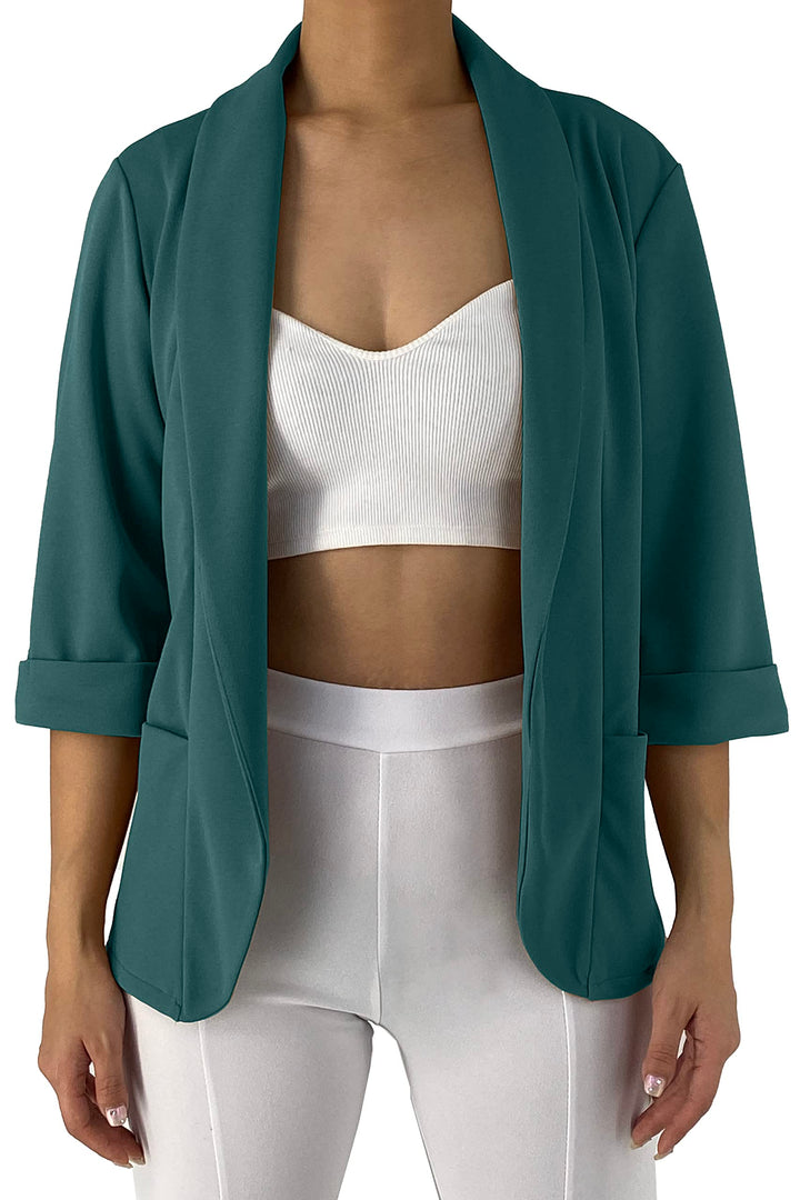 JOPHY & CO. Blazer Damenjacke mit Taschen (Code 5572) XL Verdone, XL Verdone