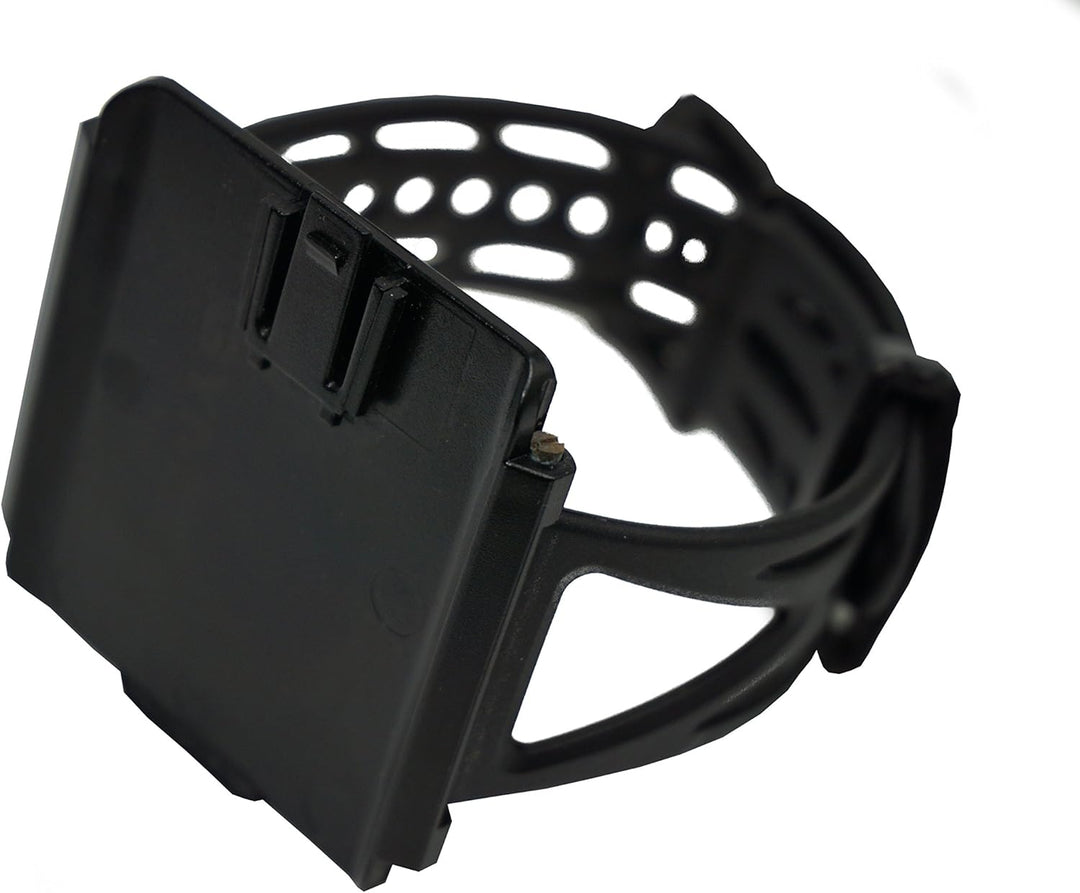 Gymboss Plus Intervall Timer und Stoppuhr Uhrenarmband - Bundle (SCHWARZ/GRÜN SOFTBESCHICHTUNG) Schw