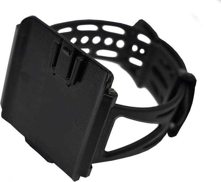 Gymboss Plus Intervall Timer und Stoppuhr Uhrenarmband - Bundle (SCHWARZ/GRÜN SOFTBESCHICHTUNG) Schw