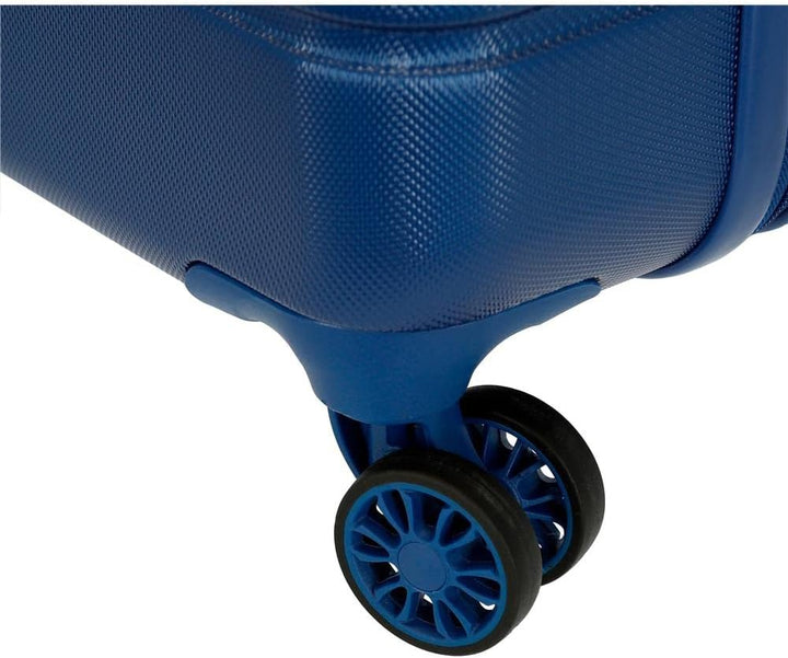 MOVOM Galaxy Kofferset Schwarz 55/68/78 cm starres ABS Seitenkombinationsschloss 217L 11,5 kg 4 Roll