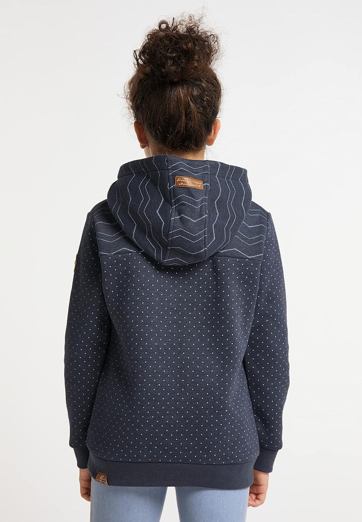 Ragwear Kristla Sweat Mädchen Sweatshirt mt Kapuze Kapuzenpullover Sweater Pullover aus weicher Baum