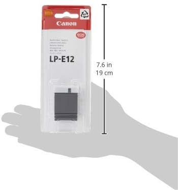 Canon Akku LP-E12 (875mAh) für EOS M & EW-53 Gegenlichtblende Bundle mit Gegenlichtblende, Bundle mi