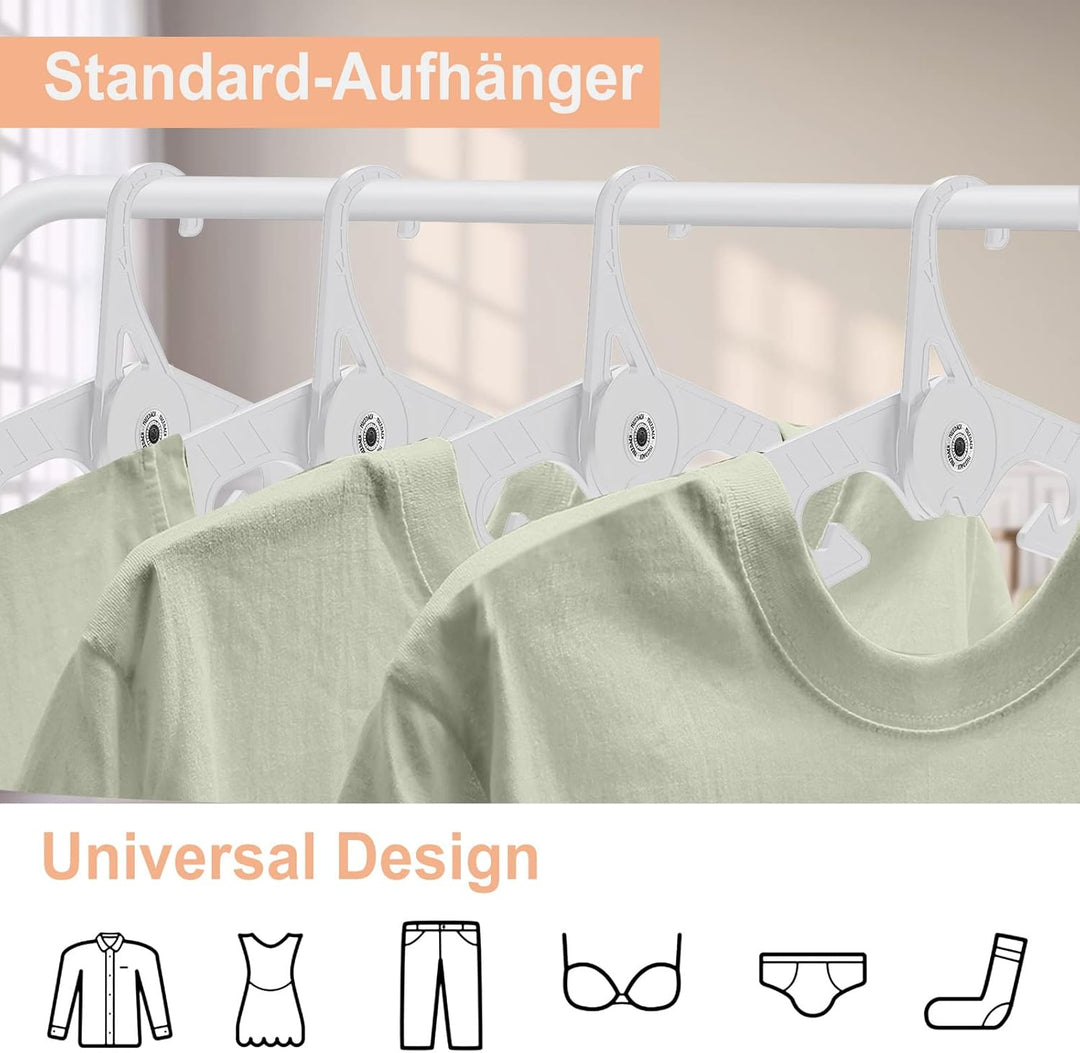 NICEDACK Premium Reisebügel Tragbare Klapp Kleiderbügel Super Bearing Collapsible Hanger Faltbare Kl