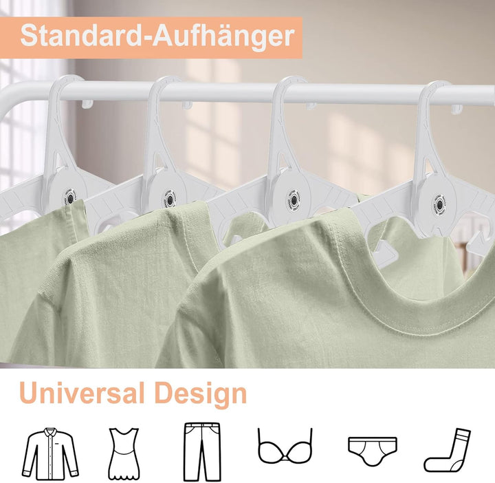 NICEDACK Premium Reisebügel Tragbare Klapp Kleiderbügel Super Bearing Collapsible Hanger Faltbare Kl