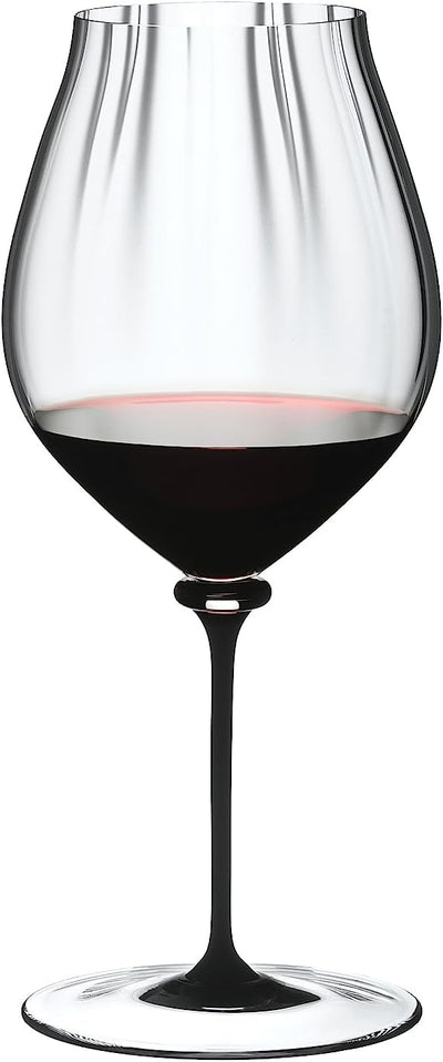 RIEDEL 4884/67 D Fatto A Mano Performance Pinot Noir Weinglas, 822 ml, transparent, schwarzer Stiel