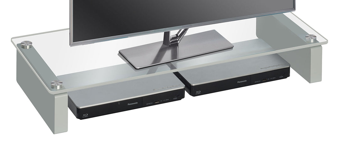 MAJA Möbel Media TV-Board, Glas, Klarglas, 82 x 35 x 12,20 cm 82 x 35 x 12,20 cm Klarglas, 82 x 35 x