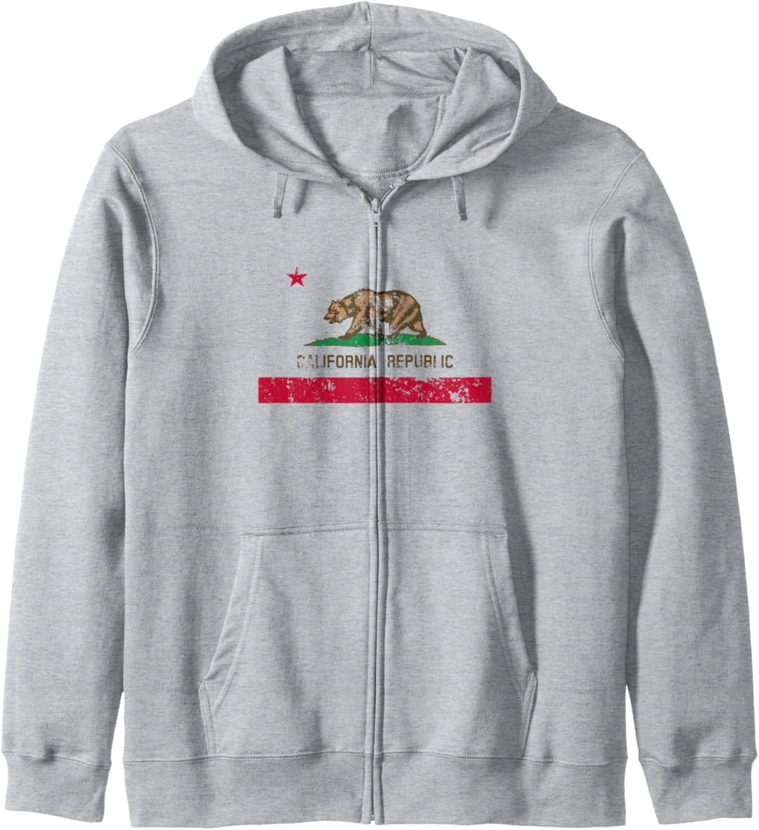 Kalifornien Staatsflagge USA California Flag Damen Herren Kapuzenjacke