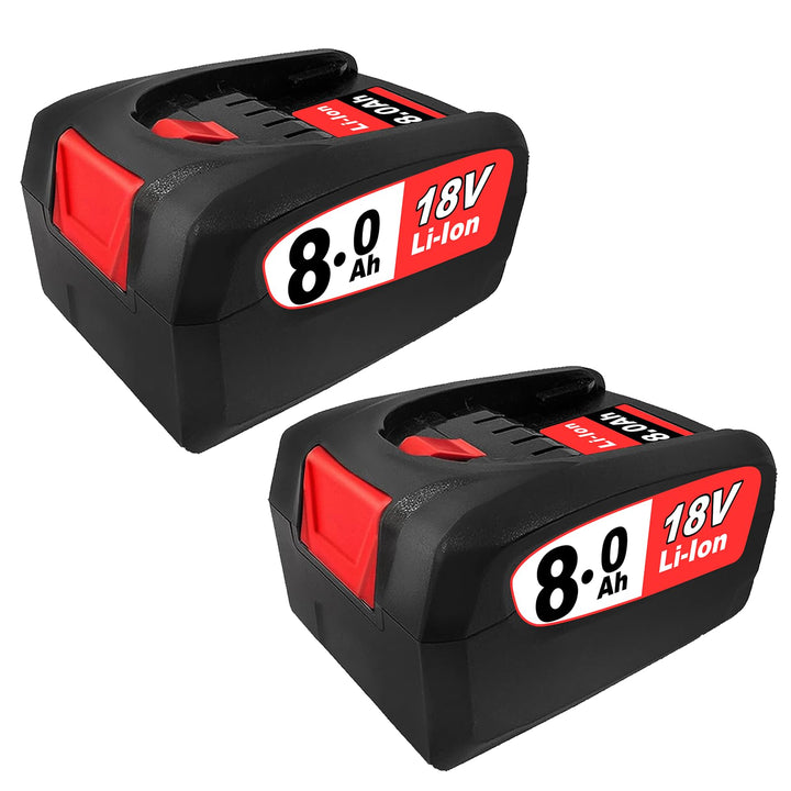 Ersatzakku für Bosch Home and Garden Werkzeuge 2 Stück 8000mAh 18V Lithium Ionen Kompatibel mit Bosc