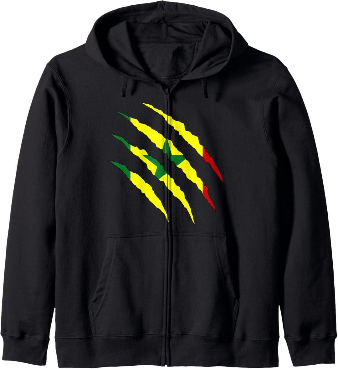 Senegalesische Flagge Senegal Kapuzenjacke