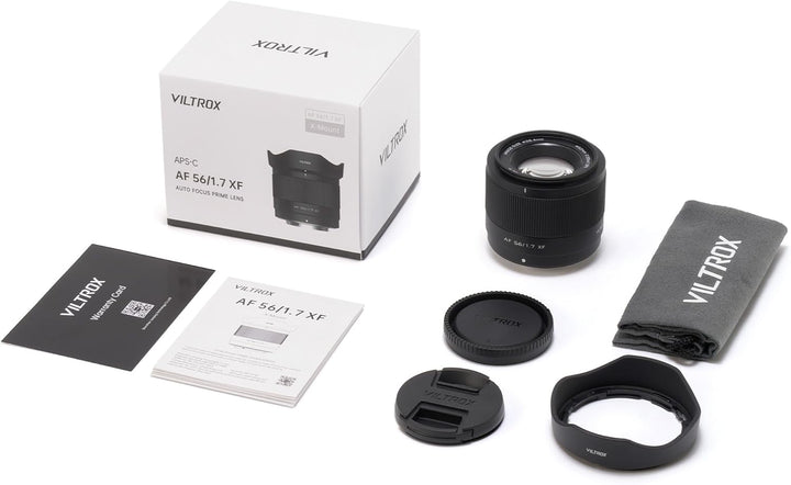 VILTROX 56mm f/1.7 Fuji XF Objektiv, 56mm F1.7 XF Grosse Apertur Autofokus APS-C Porträt Objektiv Ko